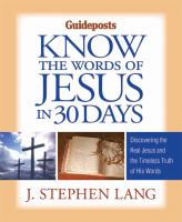Know_the_words_of_Jesus_in_30_days